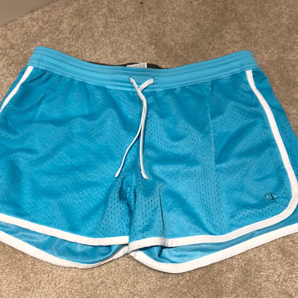 Champion blue workout shorts